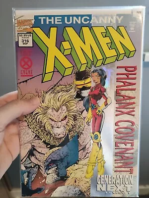 Buy Uncanny X-Men #316 Holofoil Enhanced Wraparound Cover • 4£