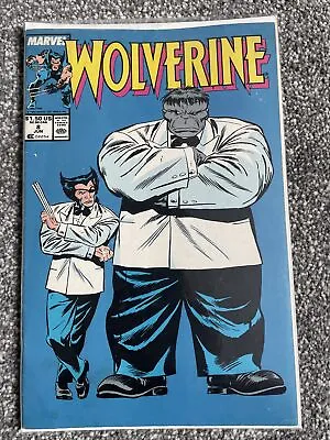 Buy Wolverine #8 1989 - Key Iconic Cover - Boarded 1st Print • 45£