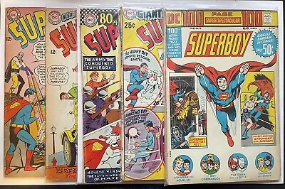 Buy Superboy Comics Lot Silver To Bronze GRADES VARY Issues: 111/126/138/165/Giant • 15.98£