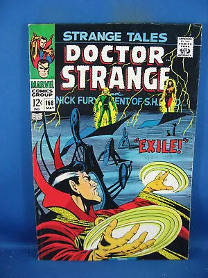 Buy Strange Tales 168 Vf  Dr Strange  1968 Marvel • 55.19£