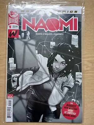 Buy DC Comics NAOMI #1 Third Printing B&W Variant • 15£