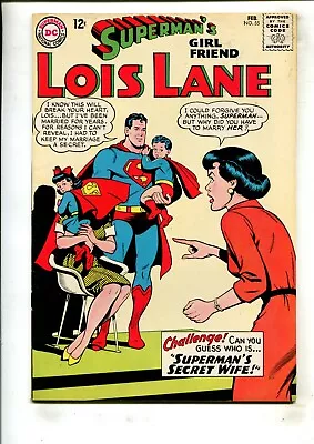 Buy Superman's Girlfriend Lois Lane #55 (7.0) Superman's Secret Wife!! 1965 • 23.98£
