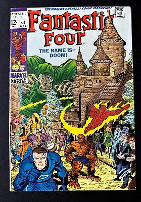 Buy Fantastic Four 84 Marvel 1969 Stan Lee Jack Kirby Doctor Doom • 41.11£