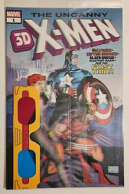 Buy The Uncanny X-Men 3D #1 (2019, Marvel) NM Reprints #268 Jim Lee Bagged W/Glasses • 6.69£