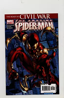 Buy Amazing Spider-Man 529 VF/NM 1st Appearance Iron Spider Suit 2006 • 20.18£