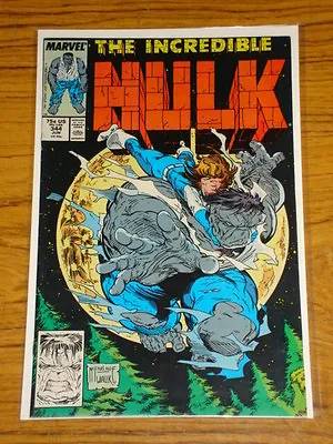 Buy Incredible Hulk #344 Vol1 Marvel Comics Mcfarlane June 1988 • 19.99£