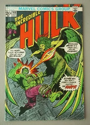 Buy Incredible Hulk #168 1973 Marvel 1st Appearance HARPY KEY • 39.52£