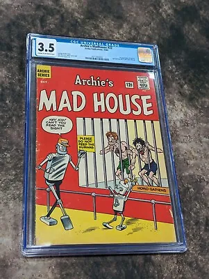 Buy Archies's Mad House #22 CGC 3.5 1st App. Of Sabrina The Teenage Witch And Salem • 469.11£