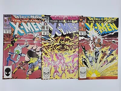 Buy Uncanny X-Men #225-227 - Fall Of The Mutants -  Storyline Marvel  • 11.06£
