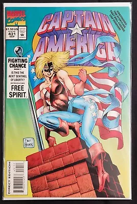 Buy Captain America (1968 1st Series) #431 First Appearance Of Free Spirit NM** • 8.67£