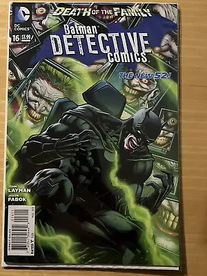 Buy DC Batman Detective Comics #16 The New 52 Direct Edition Bagged Boarded Unread  • 1.25£