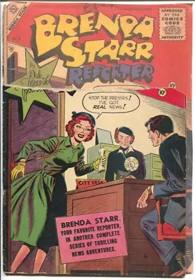 Buy Brenda Starr Reporter #14 1955-Charlton-Dale Messick Art-FR • 39.04£