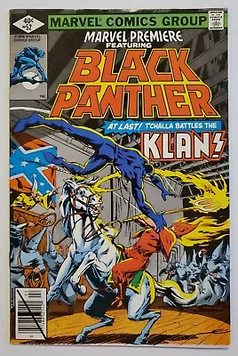 Buy Marvel Premiere #52 VF+  Classic Story Arc: Black Panther Vs The KKK • 35.61£