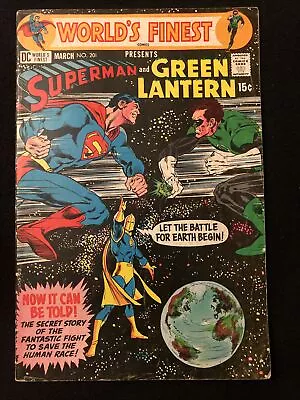 Buy Worlds Finest 201 4.5 Dc 1971 Superman Vs Green Lantern Oq • 9.48£