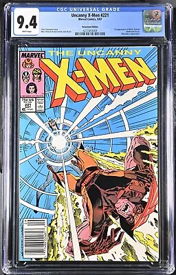 Buy Uncanny X-Men #221 Newsstand CGC 9.4 1st Appearance Of Mr. Sinister 1987 • 99.94£