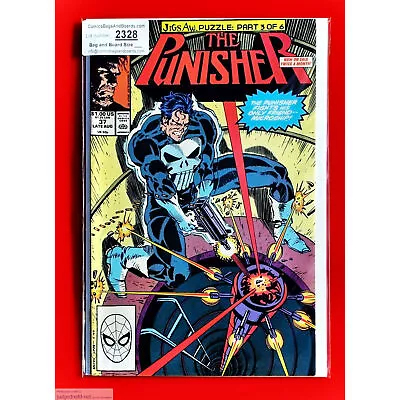 Buy Punisher # 37  The Punisher 1 Marvel Comic Book Bag And Board 1 8 1990 (Lot 2328 • 8.50£