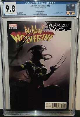 Buy All-new Wolverine #18 Mattina Variant Cgc 9.8! Laura Kinney Venomized Wolverine! • 55.30£