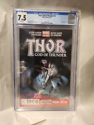 Buy Thor God Of Thunder #6 CGC 7.5 • 78.84£