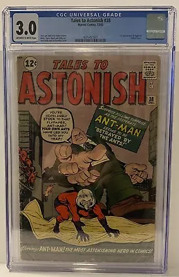 Buy 🔥Hot🔥Tales To Astonish #38 (1962) CGC 3.0*1st App Egghead*4th Ant-Man App • 166.22£
