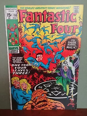 Buy Fantastic Four #110 - Agatha Harkness Appearance (Marvel, 1971)  7.5 • 53.07£