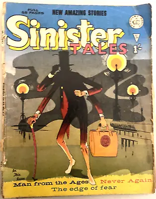 Buy Sinister Tales # 24. Silver Age 1965.  Undated Alan Class Uk Comic. Low Grade. • 3.59£