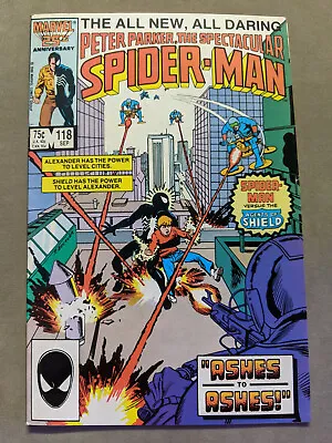 Buy The Spectacular Spiderman #118, Marvel Comics, Black Suit, 1986, FREE UK POSTAGE • 6.99£