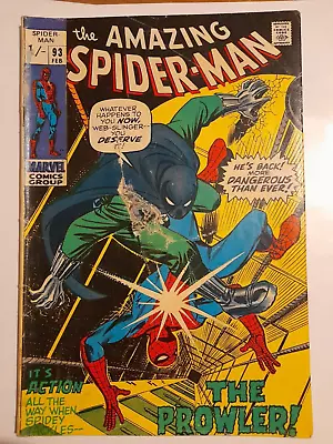 Buy Amazing Spider-Man #93 Feb 1971 Good- 1.8 1st Appearance Of Arthur Stacy • 14.99£
