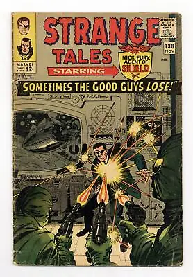 Buy Strange Tales #138 GD+ 2.5 1965 1st App. Eternity • 70.18£