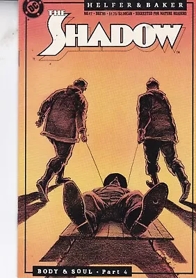 Buy Dc Comics The Shadow Vol. 4 #17 December 1988 Fast P&p Same Day Dispatch • 4.99£