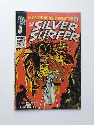 Buy Silver Surfer 3 1968 Vol 1 Marvel Comics Book 1st Appearance Mephisto App Comic • 150£