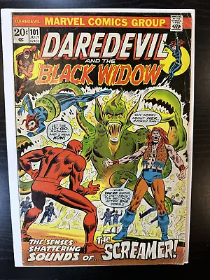 Buy Daredevil #101 1st Angar The Screamer Appearance FN- 1973 Marvel Comics • 7.91£