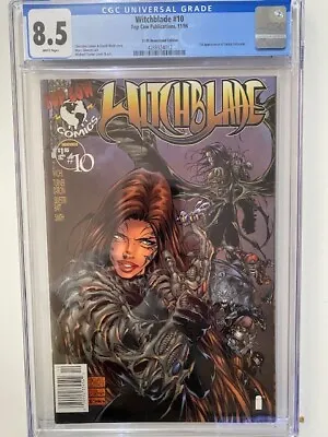 Buy WITCHBLADE #10 CGC 8.5 VF+ $1.95 RARE NEWSSTAND EDITION 1st Appearance DARKNESS • 138.03£