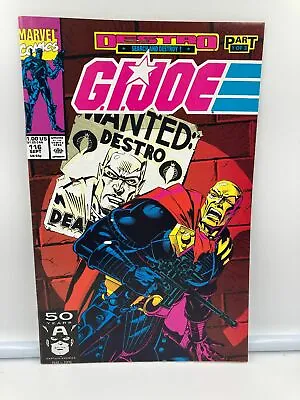 Buy 1991 Marvel Comics GI Joe Destro Search And Destroy! Part 1 Of 3 #116 Comic Book • 15.77£