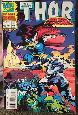 Buy THOR ANNUAL #18-1993 Marvel Comic Book-1st Female LOKI And 1st Flame Appearance  • 44.27£