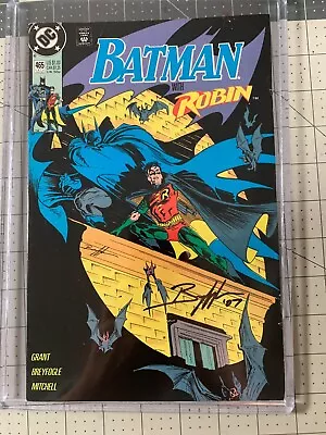 Buy BATMAN #465 DC '91 Iconic Batman And Tim Drake Robin Cover Norm Breyfogle Signed • 59.58£
