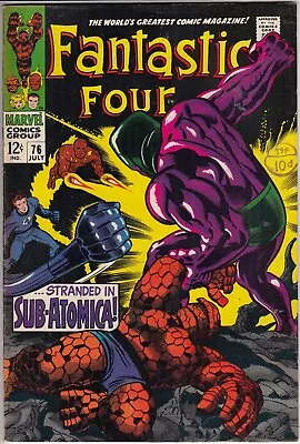 Buy Fantastic Four 76 - 1968 - Silver Surfer - Very Fine  REDUCED PRICE • 59.99£