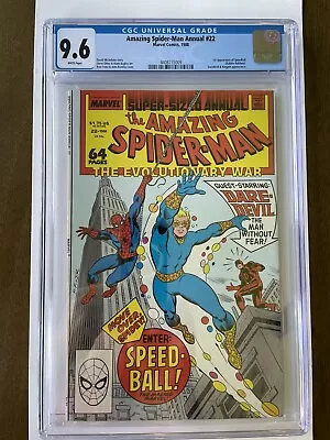 Buy Amazing Spider-Man Annual #22 (1988) CGC 9.6 ~ White Pages, Just Graded. • 71.96£