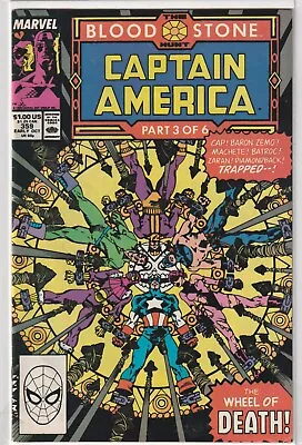 Buy Captain America #359  1st Crossbones , The Wheel Of Death   Marvel Comics • 8£