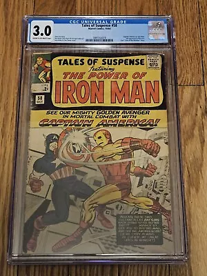 Buy Tales Of Suspense #58 Cgc 3.0 Captain America Vs Iron Man 2nd Kraven  • 134.40£