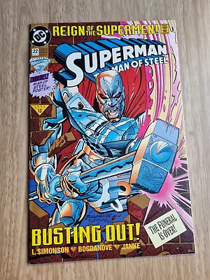 Buy DC Superman The Man Of Steel #22 1st App Steel VF+ • 4.99£