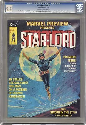 Buy Marvel Preview #4 CGC 9.4 1976 0245244003 1st App. And Origin Star-Lord • 672.02£