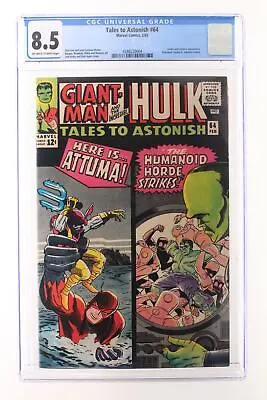 Buy Tales To Astonish #64 - Marvel Comics 1965 CGC 8.5 Leader And Attuma Appearance. • 317.86£