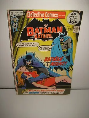 Buy Detective Comics #417 Neal Adams Cover- DC Comics 1971 Batman And Batgirl • 7.99£