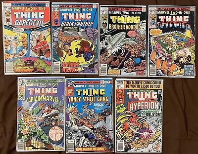 Buy Marvel-Two-In-One #38, 40, 41, 42, 45, 47, 67 1978-1980 Low To Mid Grade • 11.85£