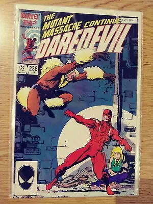 Buy Daredevil 238 [art Adams Cover] Vf+ Marvel Pa11-265 • 7.90£