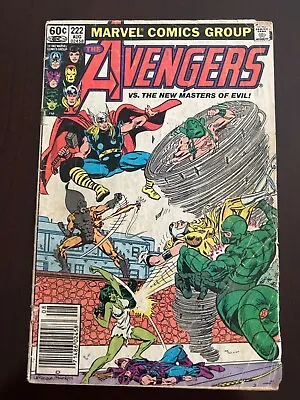 Buy Avengers #222 Vol. 1 (Marvel, 1982) Key New Masters Evil Roster, Ungraded • 4.42£