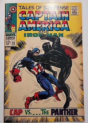 Buy Tales Of Suspense #98 VF- Captain America, Black Panther App. 1968 High Grade  • 100.53£