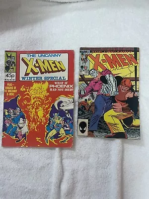 Buy MARVEL THE UNCANNY X-MEN 2 ISSUES 1981 Winter Special And No. 183 Comic • 1.99£