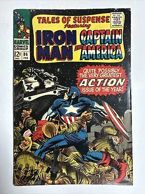 Buy Captain America And Iron Man #86 February 1967 Rare Gradable Marvel Comics Group • 11.88£