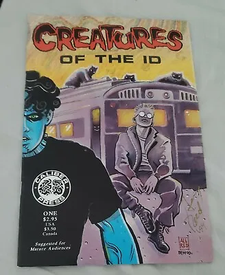 Buy Creatures Of The Id #1 Signed, Gary Reed 1990 Caliber Press 9.2-9.4 Not Pressed • 312.29£
